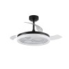 Cristal Record-Ανεμιστήρας οροφής Naira LED 50W Μαύρο ΚΩΔ.-85-301-10-180
