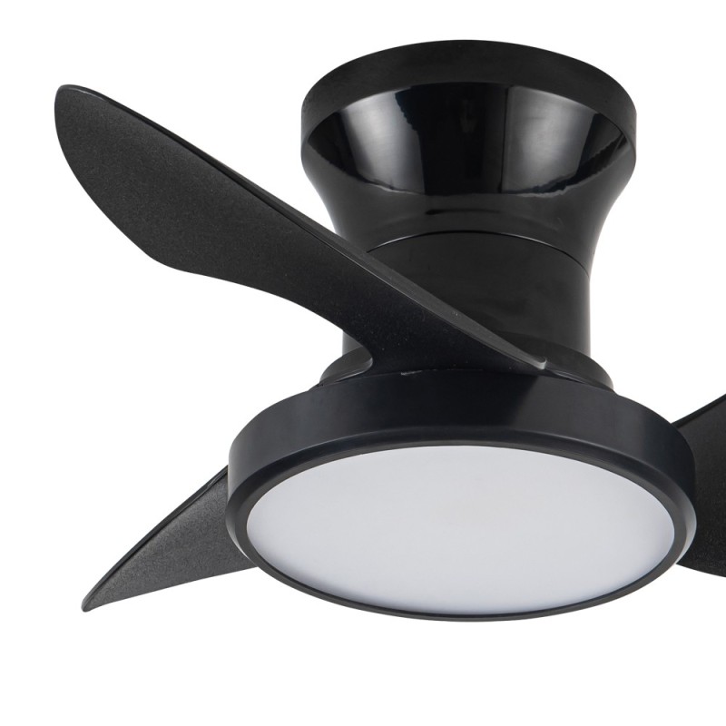 Cristal Record-Ανεμιστήρας οροφής Reel LED 20W Μαύρο ΚΩΔ.- 85-400-22-180