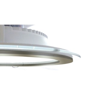 Cristal Record-Kairo Φωτιστικό Οροφής LED 6W 3000K Στρογγυλό, Νίκελ