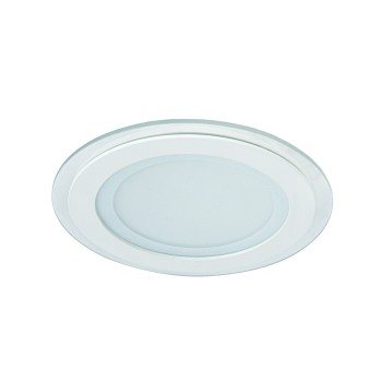 Cristal Record-Kairo Φωτιστικό Οροφής LED 6W 4000K Στρογγυλό, Λευκό