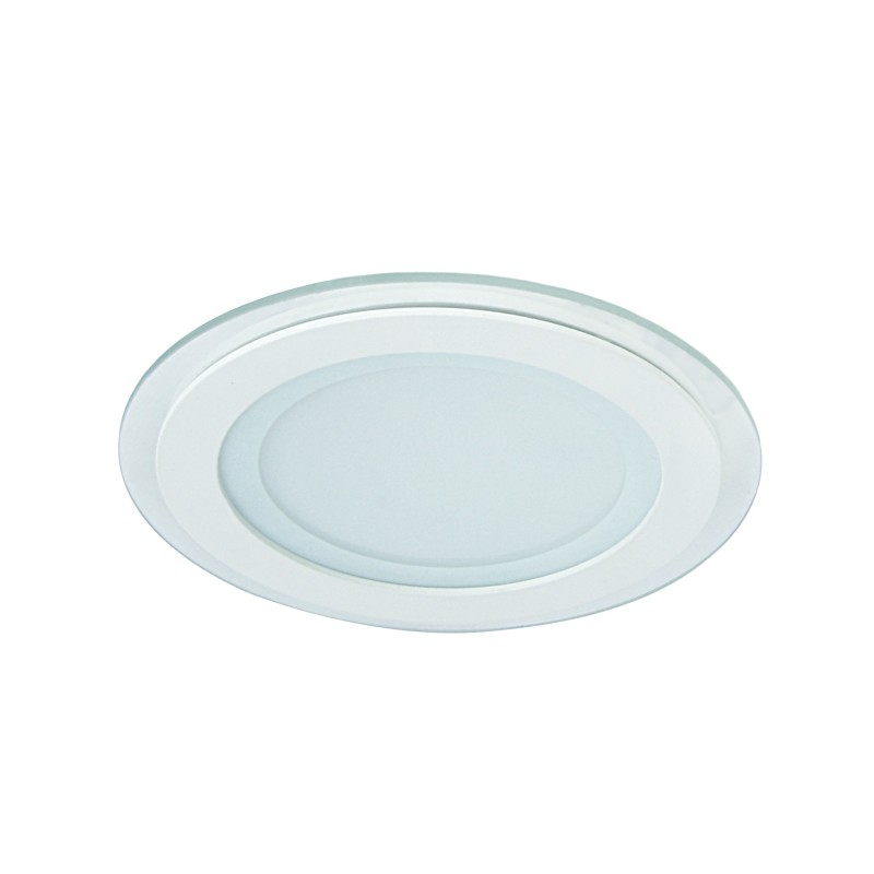 Cristal Record-Kairo Φωτιστικό Οροφής LED 6W 4000K Στρογγυλό, Λευκό
