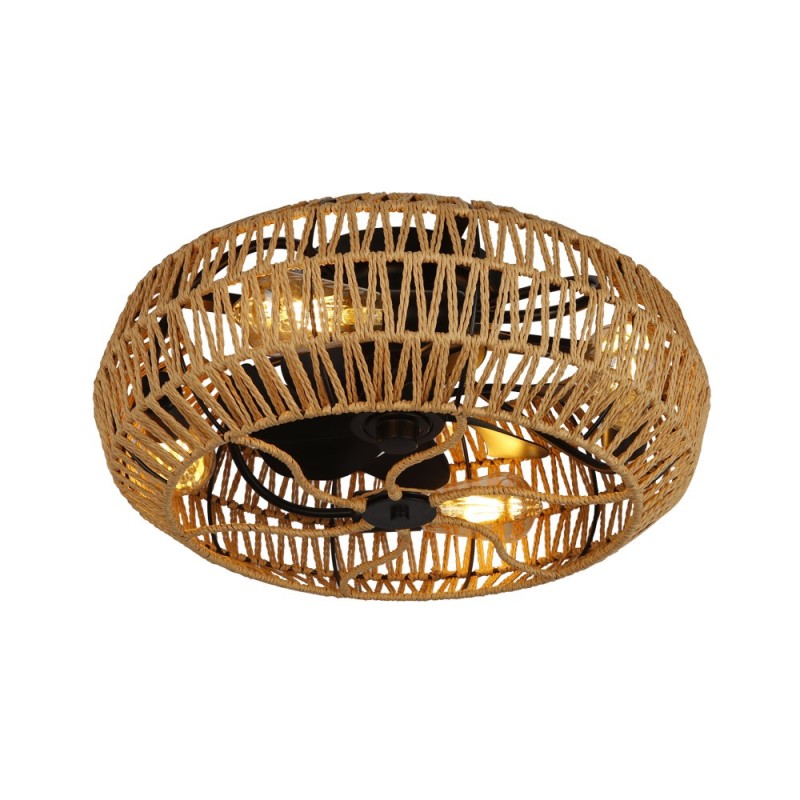 Cristal Record-Ανεμιστήρας οροφής Greip με φως 4xE27 ΚΩΔ.-85-003-04-180