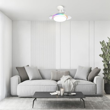 Cristal Record-Ανεμιστήρας οροφής Antila Mini XS LED 40W Λευκός ΚΩΔ.-85-094-22-100