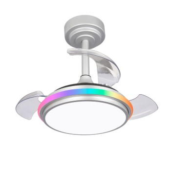 Cristal Record-Ανεμιστήρας οροφής Antila Mini XS LED 40W Γκρι ΚΩΔ.-85-094-22-281