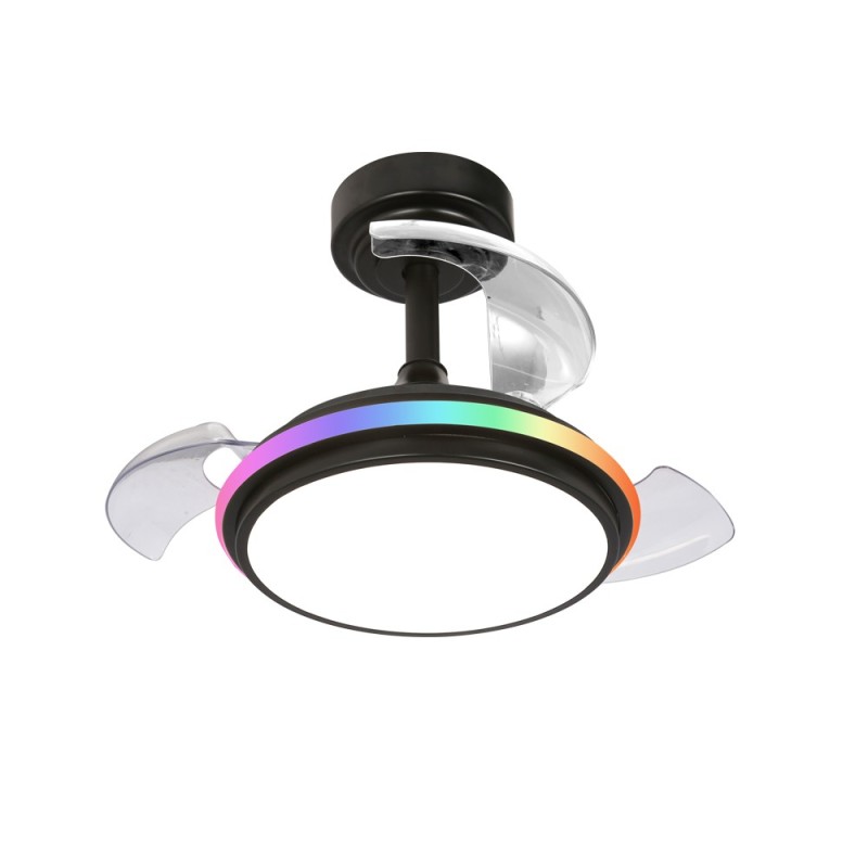 Cristal Record-Antila Mini XS Ανεμιστήρας οροφής LED 40W Μαύρος ΚΩΔ.-85-094-22-180