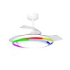 Cristal Record-Ανεμιστήρας οροφής Antila Mini LED 45W Λευκός ΚΩΔ.-85-094-36-000