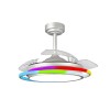Cristal Record-Ανεμιστήρας οροφής Antila Mini LED 45W Γκρι ΚΩΔ.-85-094-36-281