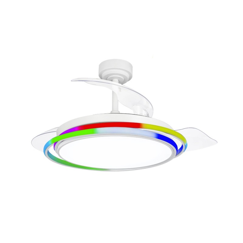Cristal Record-Ανεμιστήρας οροφής Antila LED 65W Λευκός ΚΩΔ.-85-094-42-000