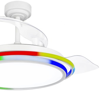 Cristal Record-Ανεμιστήρας οροφής Antila LED 65W Λευκός ΚΩΔ.-85-094-42-000