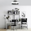 Cristal Record-Ανεμιστήρας οροφής Dinirot LED 50W Black ΚΩΔ.-85-009-50-180