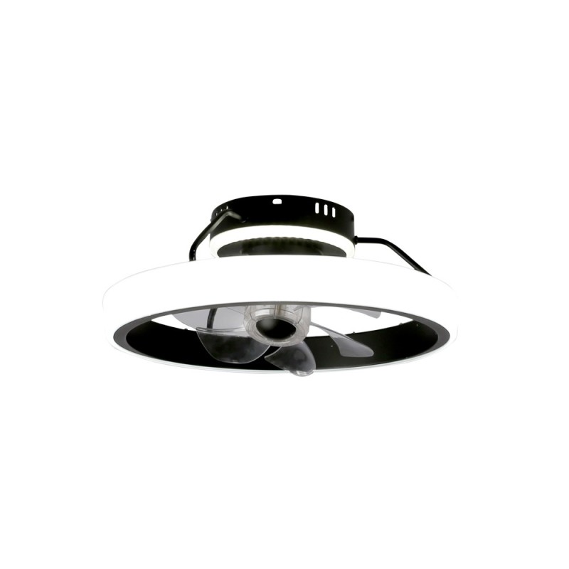 Cristal Record-Ανεμιστήρας οροφής Dinirot LED 50W Black ΚΩΔ.-85-009-50-180