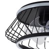 Cristal Record-Ανεμιστήρας οροφής Cobra Black LED 50W ΚΩΔ.-85-924-30-180