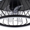 Cristal Record-Ανεμιστήρας οροφής Cobra Black LED 50W ΚΩΔ.-85-924-30-180