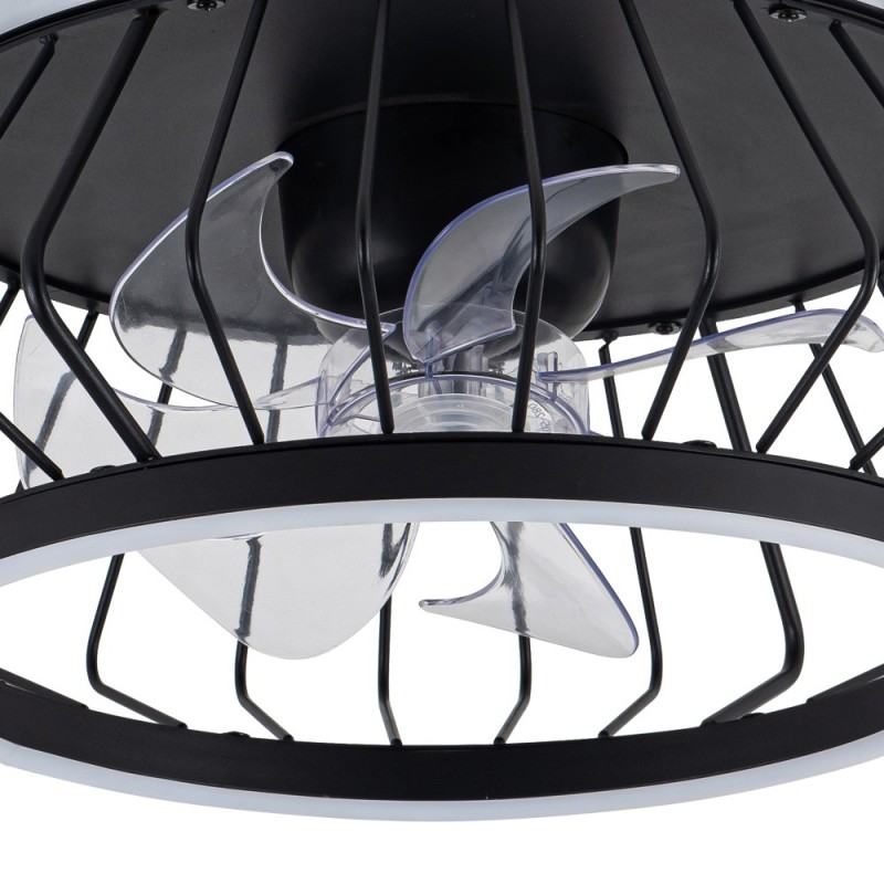 Cristal Record-Ανεμιστήρας οροφής Cobra Black LED 50W ΚΩΔ.-85-924-30-180