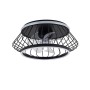 Cristal Record-Ανεμιστήρας οροφής Cobra Black LED 50W ΚΩΔ.-85-924-30-180