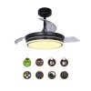 Cristal Record-Mini Moss Black Ανεμιστήρα οροφής LED 46W ΚΩΔ.- 85-065-46-180