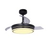 Cristal Record-Mini Moss Black Ανεμιστήρα οροφής LED 46W ΚΩΔ.- 85-065-46-180