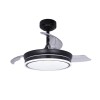 Cristal Record-Mini Moss Black Ανεμιστήρα οροφής LED 46W ΚΩΔ.- 85-065-46-180