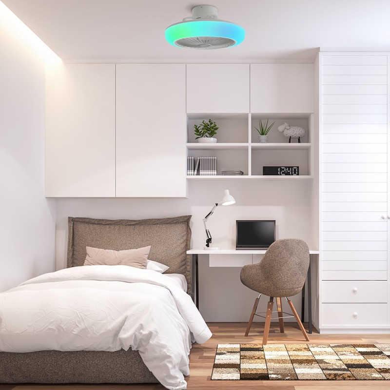 Cristal Record-Iris Ανεμιστήρα οροφής LED DC (36W) ΚΩΔ.-85-589-36-100