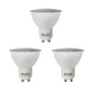 Pack of 3 GU10 LED Bulbs 5W 450Lm 3000K