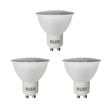 Pack of 3 GU10 LED Bulbs 5W 450Lm 3000K