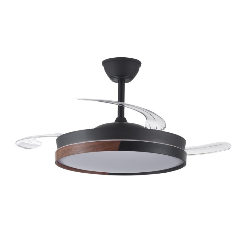 Cristal Record-Ανεμιστήρας οροφής Ecoro LED 45W Μαύρο ΚΩΔ.-85-069-25-180