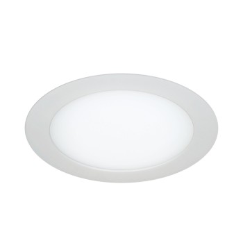 Cristal Record-Know Φωτιστικό Οροφής LED Χωνευτό 18W Στρογγυλό, Λευκό
