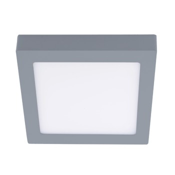 Cristal Record-Know Φωτιστικό Οροφής LED 6W 4000K Τετράγωνο, Γκρι