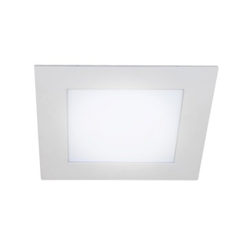 Cristal Record-Know Φωτιστικό Οροφής LED Χωνευτό 12W 4000K Τετράγωνο, Λευκό