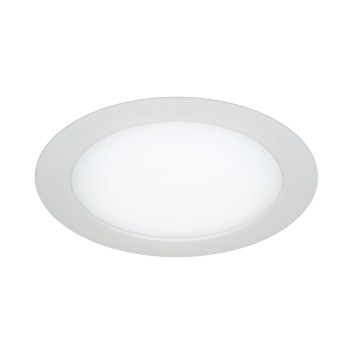 Cristal Record-Know Φωτιστικό Οροφής LED Χωνευτό 18W 4000K Στρογγυλό, Λευκό