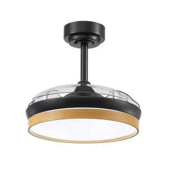 Cristal Record-Ανεμιστήρας οροφής Panam Mini LED 46W Μαύρο ΚΩΔ.-85-021-36-188