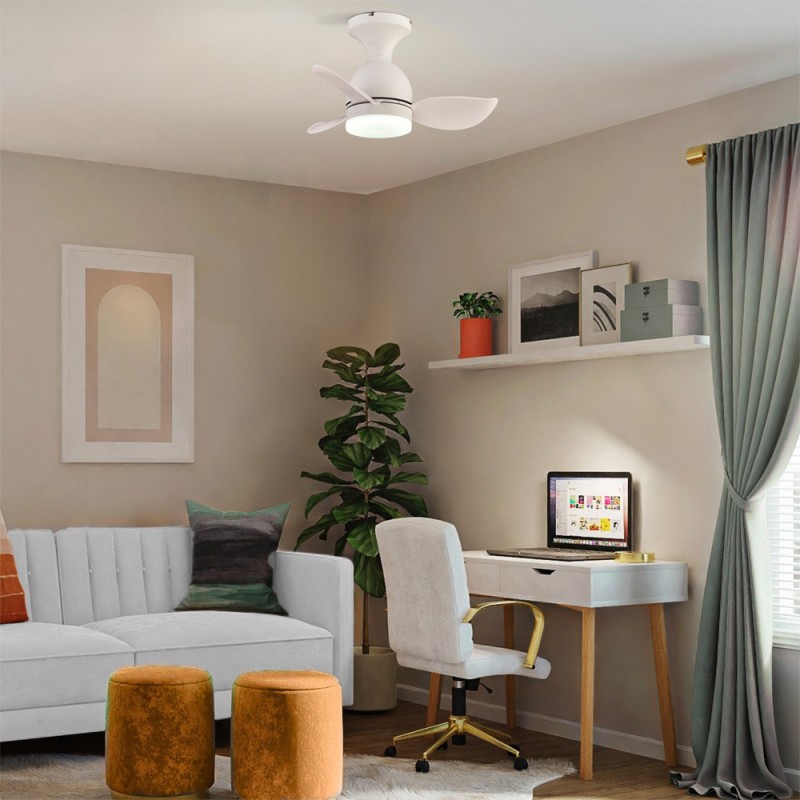 Cristal Record-Ανεμιστήρας οροφής Julie LED 20W ΚΩΔ.-85-104-66-100