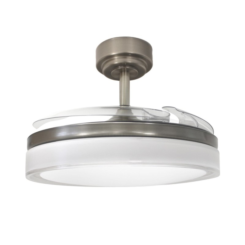 Cristal Record-Ανεμιστήρας οροφής Aneto LED 72W Nickel ΚΩΔ.-85-066-72-002