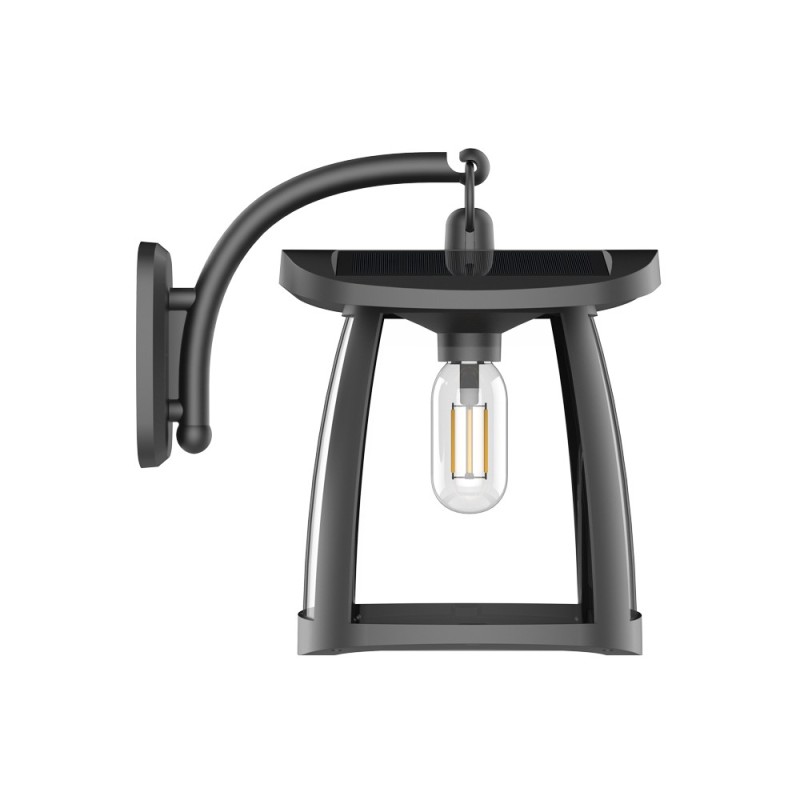 Cristal Record-Zeffa Ηλιακό Επιτοίχιο Φωτιστικό LED 3W 350lm 4000K IP54
