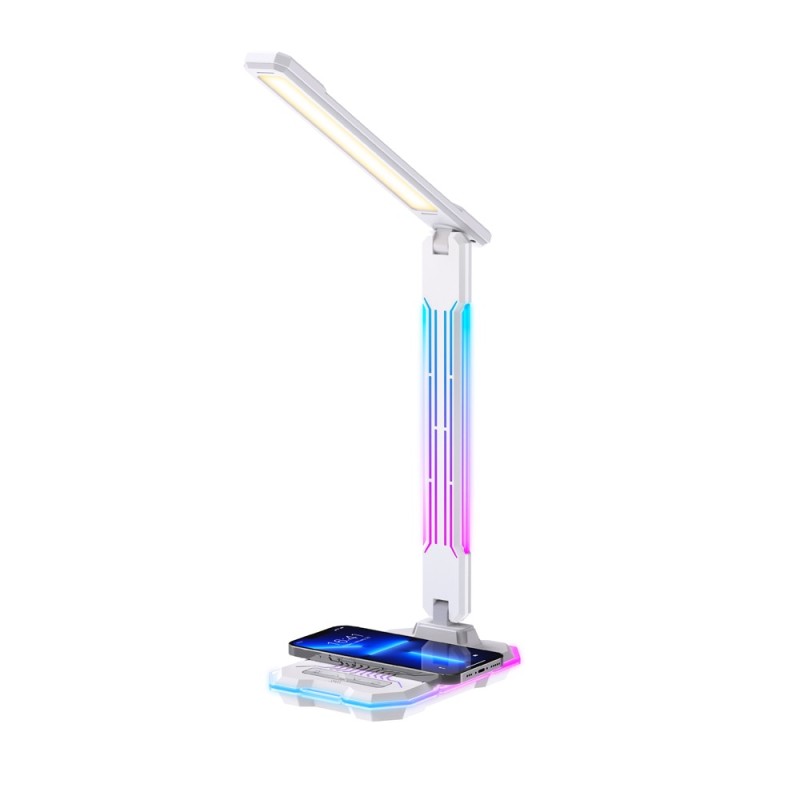 Cristal Record-Gamer Επιτραπέζιo Φωτιστικό LED CCT RGB 10W 450Lm