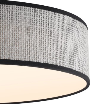 Cristal Record-Fabi Φωτιστικό οροφής LED 80W 5500Lm CCT, Γκρι