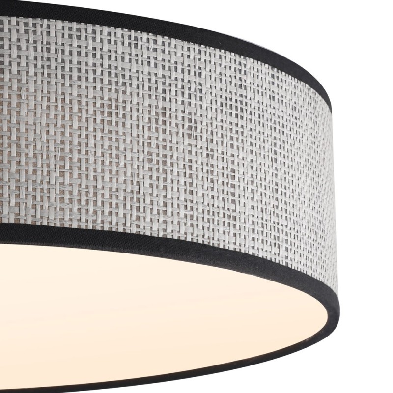 Cristal Record-Fabi Φωτιστικό οροφής LED 80W 5500Lm CCT, Γκρι