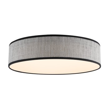 Cristal Record-Fabi Φωτιστικό οροφής LED 80W 5500Lm CCT, Γκρι