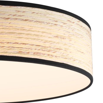 Cristal Record-Fabi Φωτιστικό οροφής LED 65W 4300 Lm CCT, Φλοιός Δέντρου