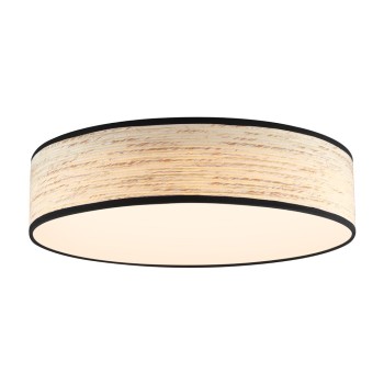 Cristal Record-Fabi Φωτιστικό οροφής LED 65W 4300 Lm CCT, Φλοιός Δέντρου