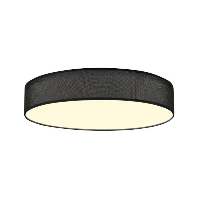 Cristal Record-Fabi Φωτιστικό οροφής LED 65W 4300 Lm CCT, Μαύρο