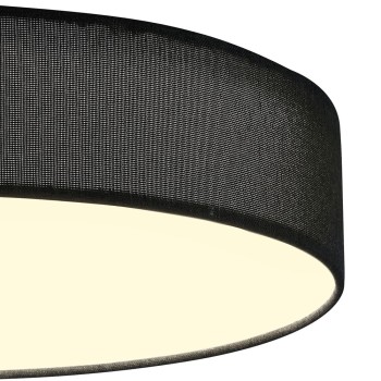 Cristal Record-Fabi Φωτιστικό οροφής LED 65W 4300 Lm CCT, Μαύρο