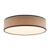 Cristal Record-Fabi Φωτιστικό οροφής LED 65W 4300 Lm CCT, Καφέ