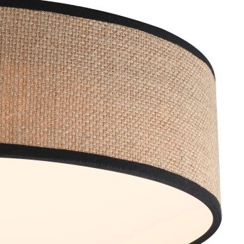 Cristal Record-Fabi Φωτιστικό οροφής LED 65W 4300 Lm CCT, Καφέ