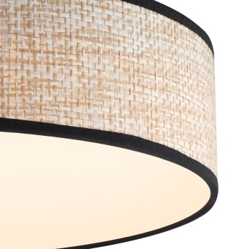 Cristal Record-Fabi Φωτιστικό οροφής LED 65W 4300 Lm CCT, Ανοιχτό καφέ