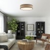 Cristal Record-Fabi Φωτιστικό οροφής LED 65W 4300 Lm CCT, Καφέ