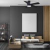 Cristal Record-Ανεμιστήρας οροφής Benda 5 LED 28W 2800Lm ΚΩΔ.-85-111-05-180