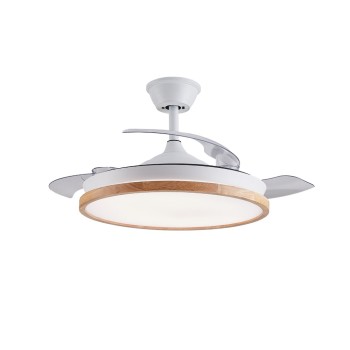 Cristal Record-Ανεμιστήρας οροφής Chief White LED 36W ΚΩΔ.-85-095-36-102