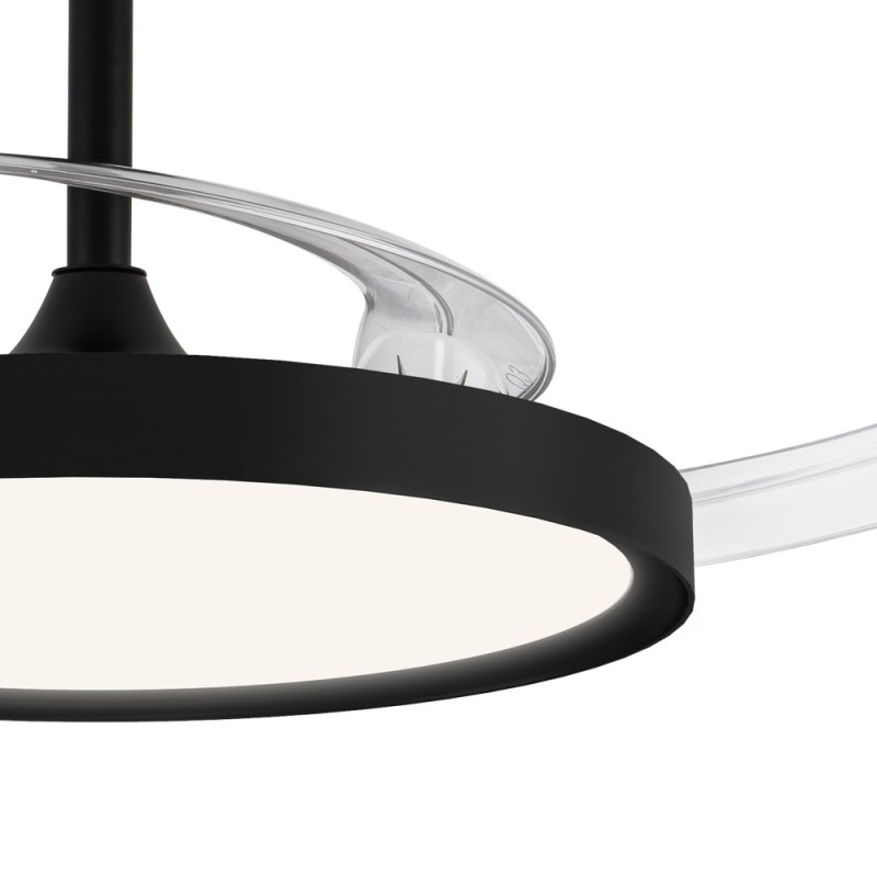 Cristal Record-Ανεμιστήρας οροφής Polaris Μαύρο LED 43W ΚΩΔ.-85-455-54-180