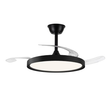 Cristal Record-Ανεμιστήρας οροφής Polaris Μαύρο LED 43W ΚΩΔ.-85-455-54-180